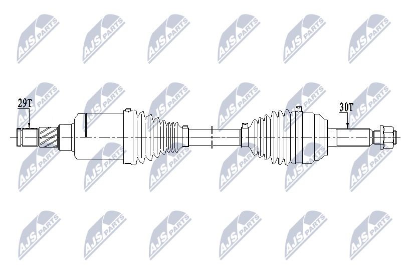NTY Drive shaft Article number: NPW-CH-118 cheaply