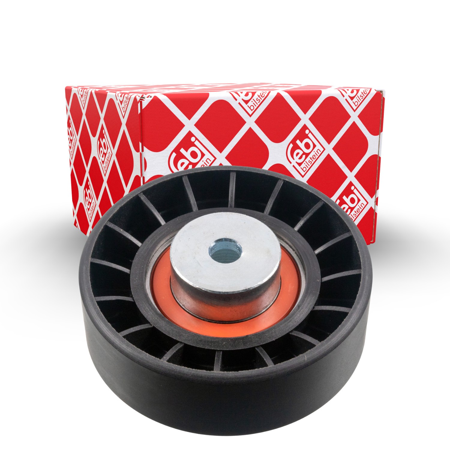 FEBI BILSTEIN Deflection / Guide Pulley, v-ribbed belt Article number: 08673 cheaply