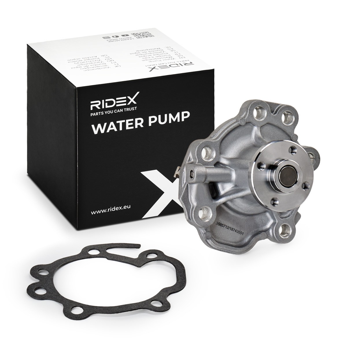 RIDEX Water pump Article number: 1260W0679 cheaply