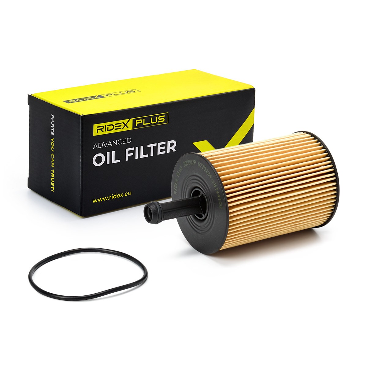 RIDEX PLUS Oliefilter Varenummer: 7O0002P billige