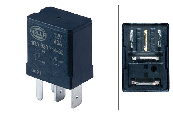 HELLA 4RA 933 714-501 Relæ, arbejdsstrøm TRANSIT CUSTOM 2.0 EcoBlue 170 HK Diesel