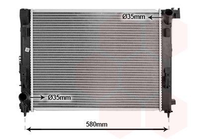 VAN WEZEL Engine radiator Article number: 43012712 cheaply
