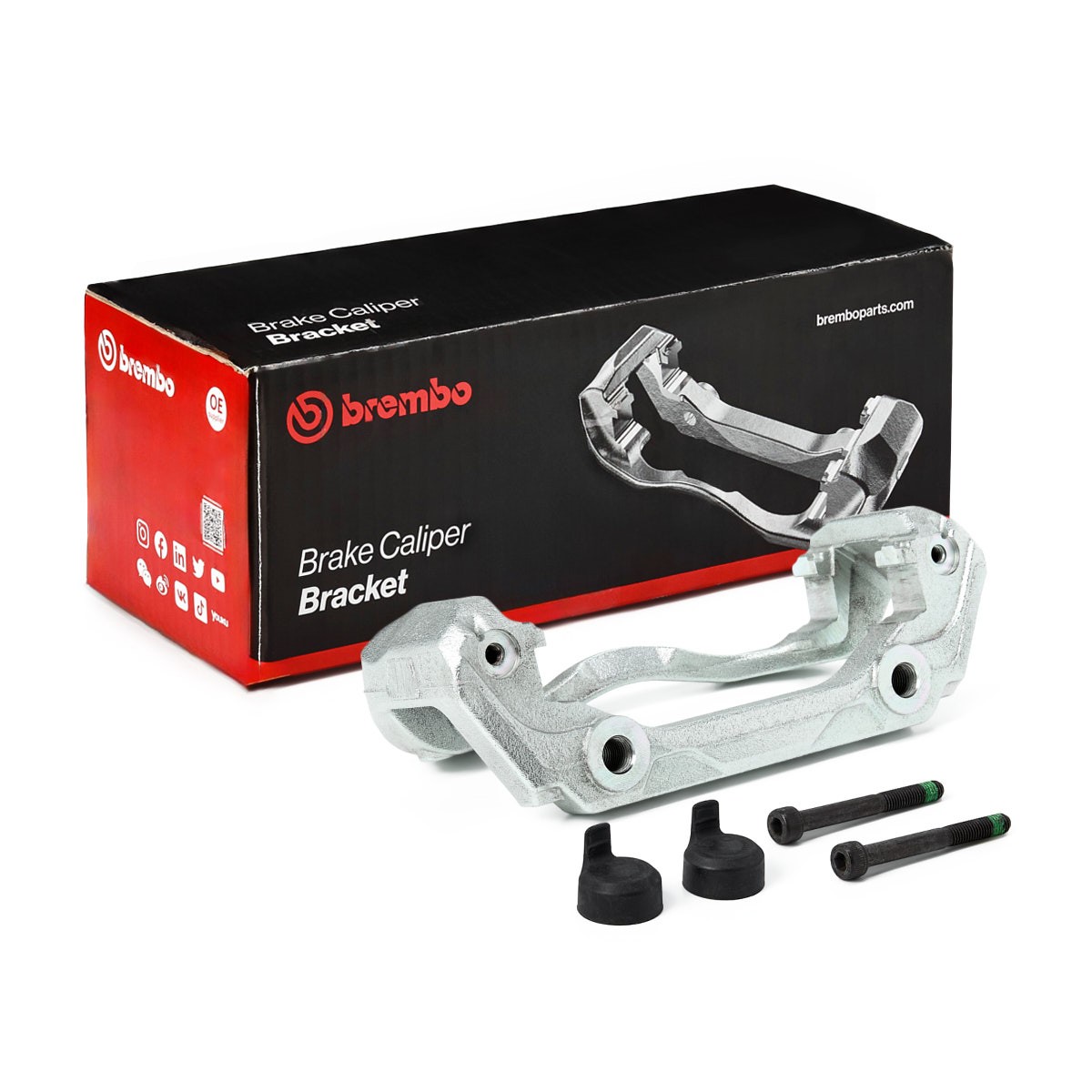 BREMBO Brake Caliper Bracket Set Article number: F BK 011 cheaply