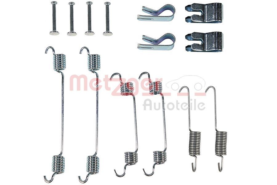 METZGER 105-0076 Tilbehørssæt, bremsebakker CAPTUR 1.5 dCi 110 110 HK Diesel