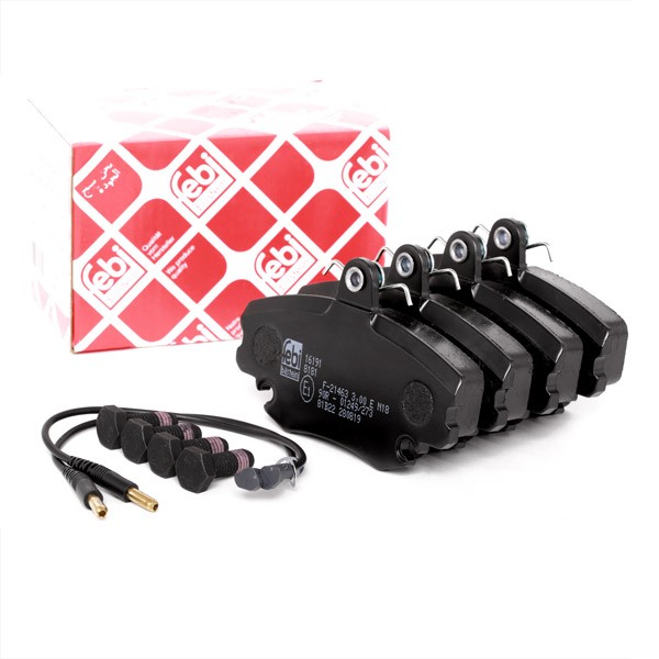 FEBI BILSTEIN Brake pad set Article number: 16191 cheaply