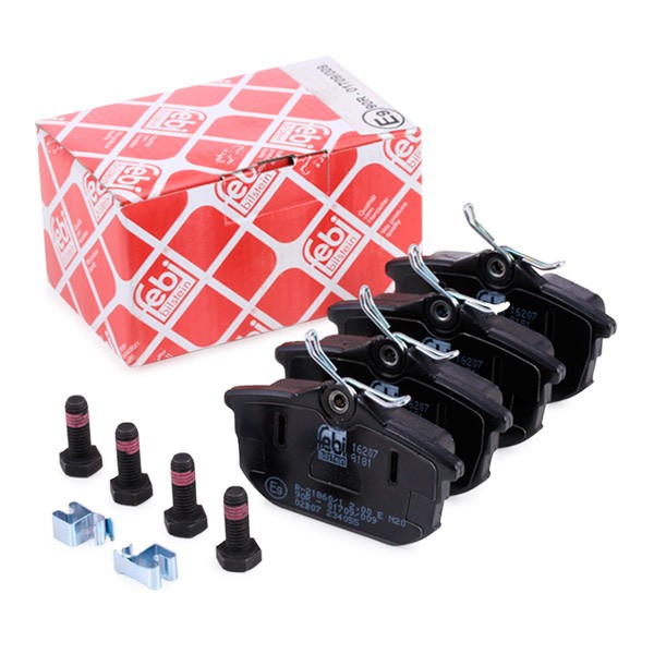 FEBI BILSTEIN Brake pad set Article number: 16207 cheaply