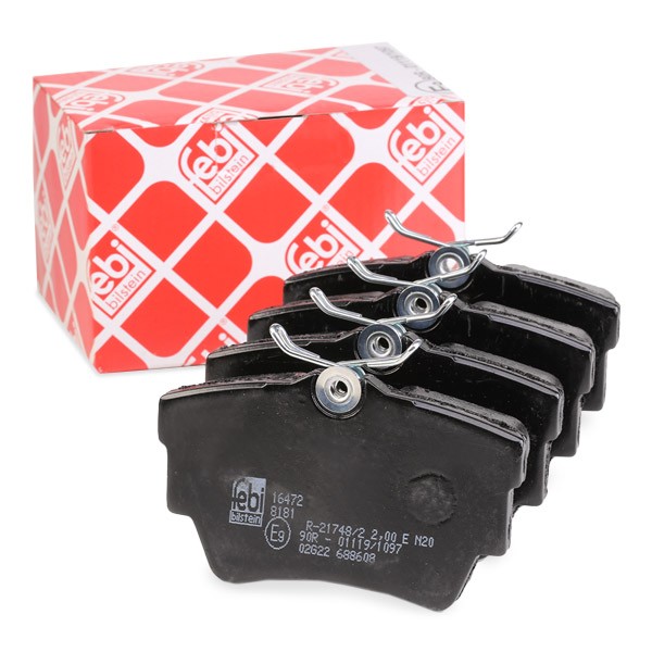 FEBI BILSTEIN Brake pad set Article number: 16472 cheaply