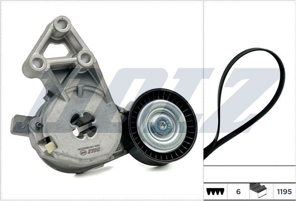 DOLZ Set curea de distributie număr articol: SKD214A ieftin