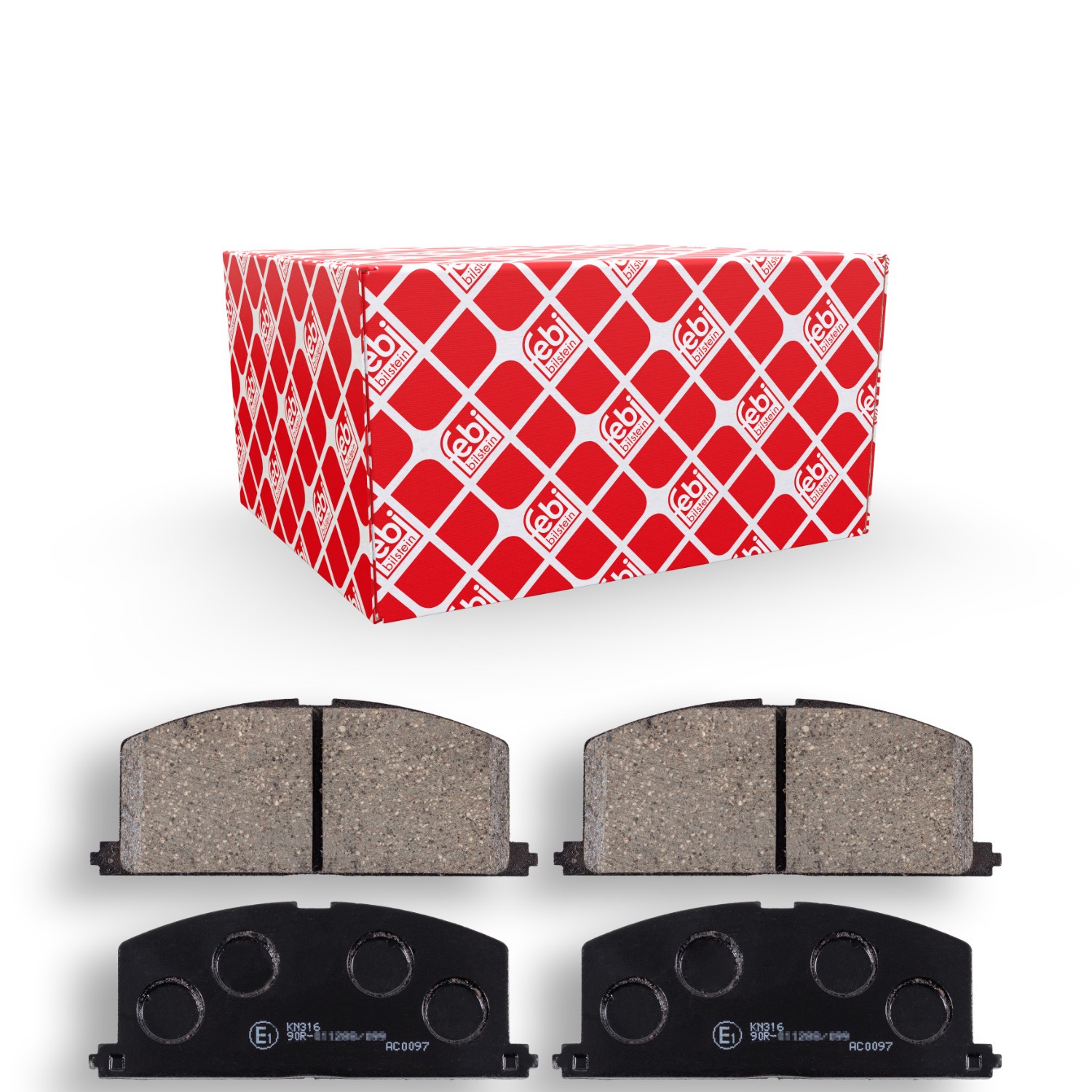 FEBI BILSTEIN Brake pad set Article number: 16581 cheaply