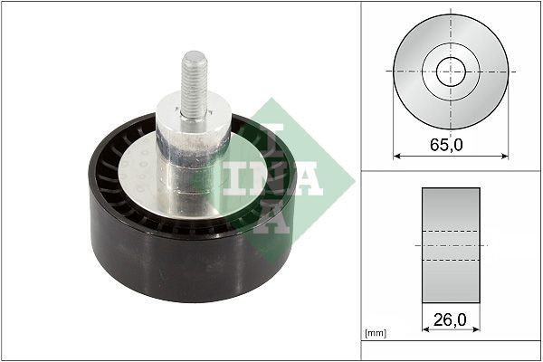 INA Deflection / Guide Pulley, v-ribbed belt Article number: 532 0908 10 cheaply