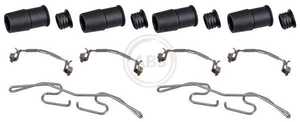 A.B.S. 0134Q Lisakomplekt, ketaspiduriklotsid OCTAVIA 2.0 TSI RS 245 HP Bensiin