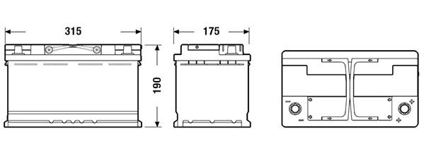 TUDOR Battery Article number: TK820 cheaply