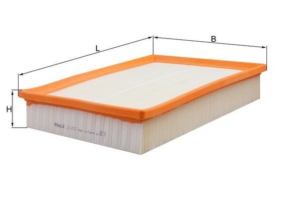 MAHLE ORIGINAL Air filter Article number: LX 4757 cheaply