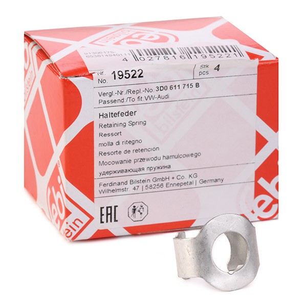 FEBI BILSTEIN Kinnitus, Pidurivoolik Artikli number: 19522 soodsalt
