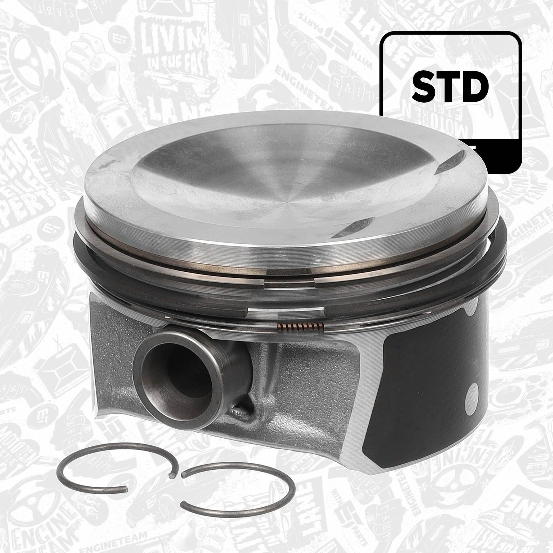 ET ENGINETEAM Piston Article number: PM012800 cheaply