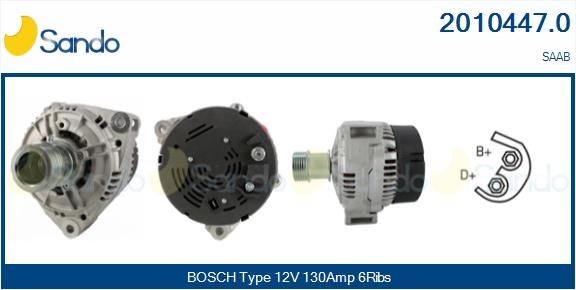 SANDO Air conditioning compressor Article number: SAC72076.0 cheaply