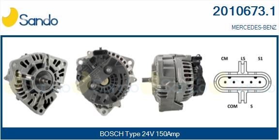 SANDO Air conditioning compressor Article number: SAC74076.0 cheaply