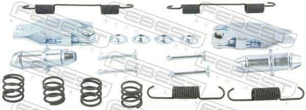FEBEST 1404-RODIIR-KIT Lisakomplekt, seisupiduriklotsid REXTON 2.7 Xdi 4x4 160 HP Diisel