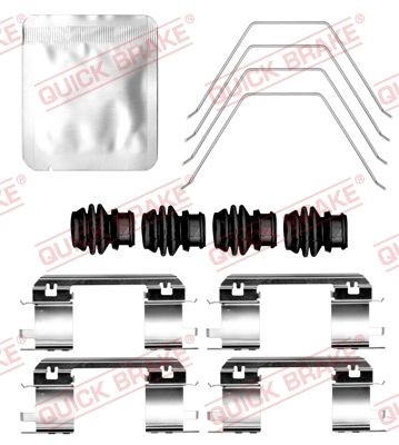 QUICK BRAKE 109-0141 Monteringssæt til bremseklodser CR-V 2.0 i-VTEC (RW3) 154 HK Benzin