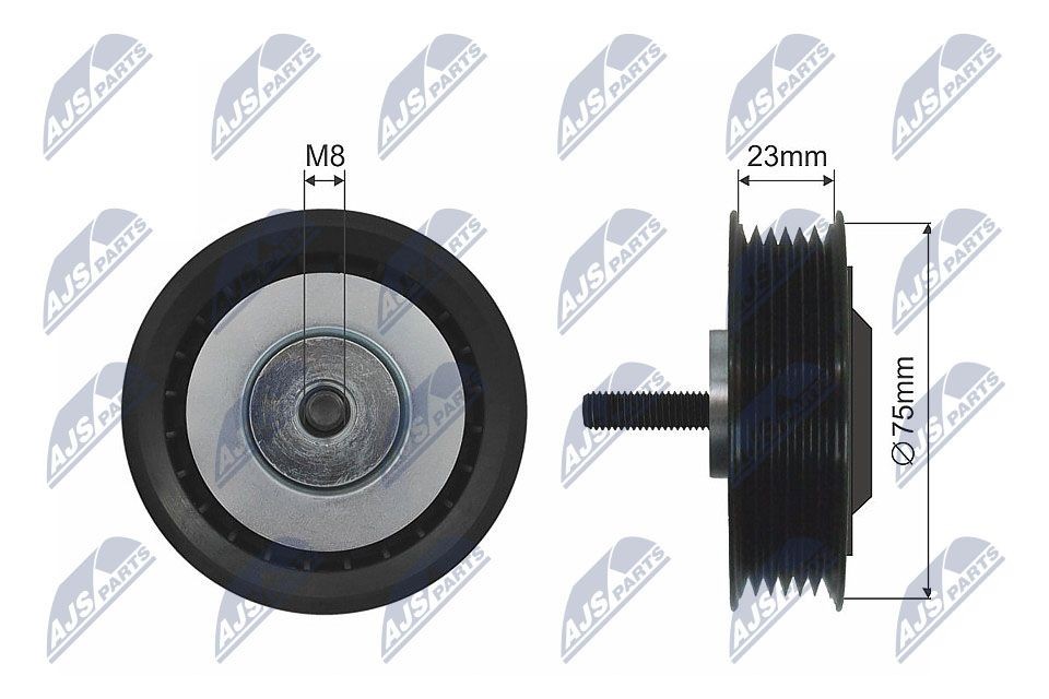 NTY Deflection / Guide Pulley, v-belt Article number: RNK-AU-042 cheaply