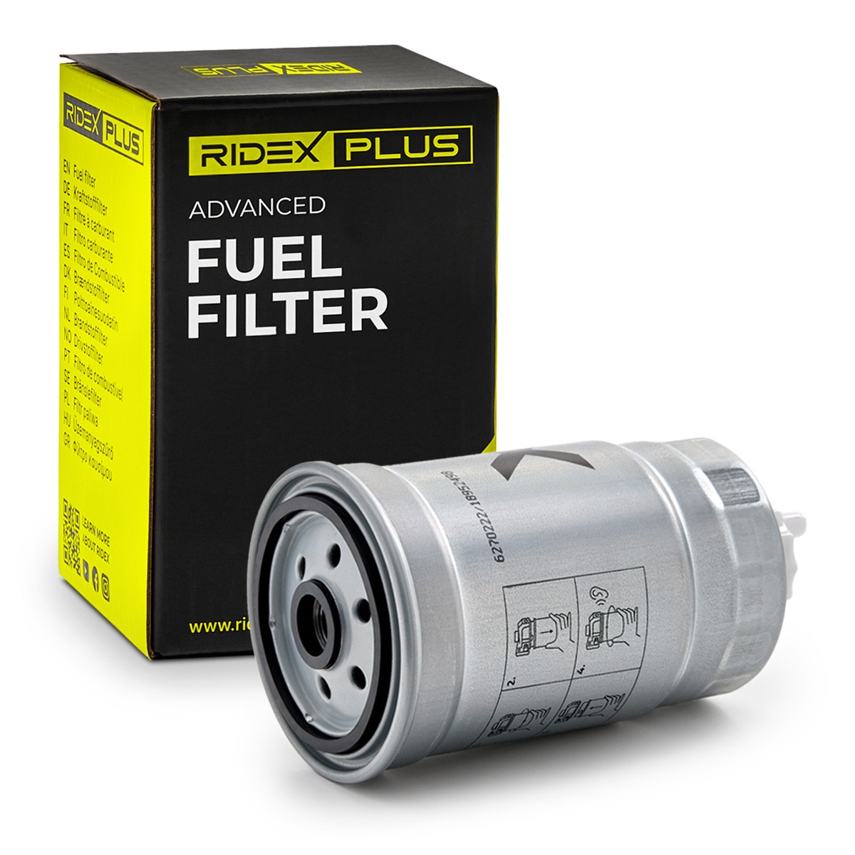 RIDEX PLUS Kütusefilter Artikli number: 9F0016P soodsalt