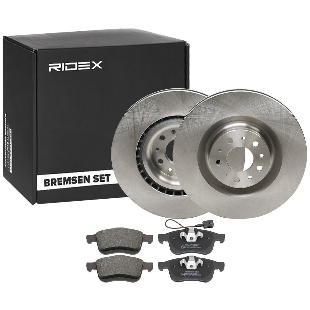 RIDEX Brake discs and pads set Article number: 3405B1801 cheaply