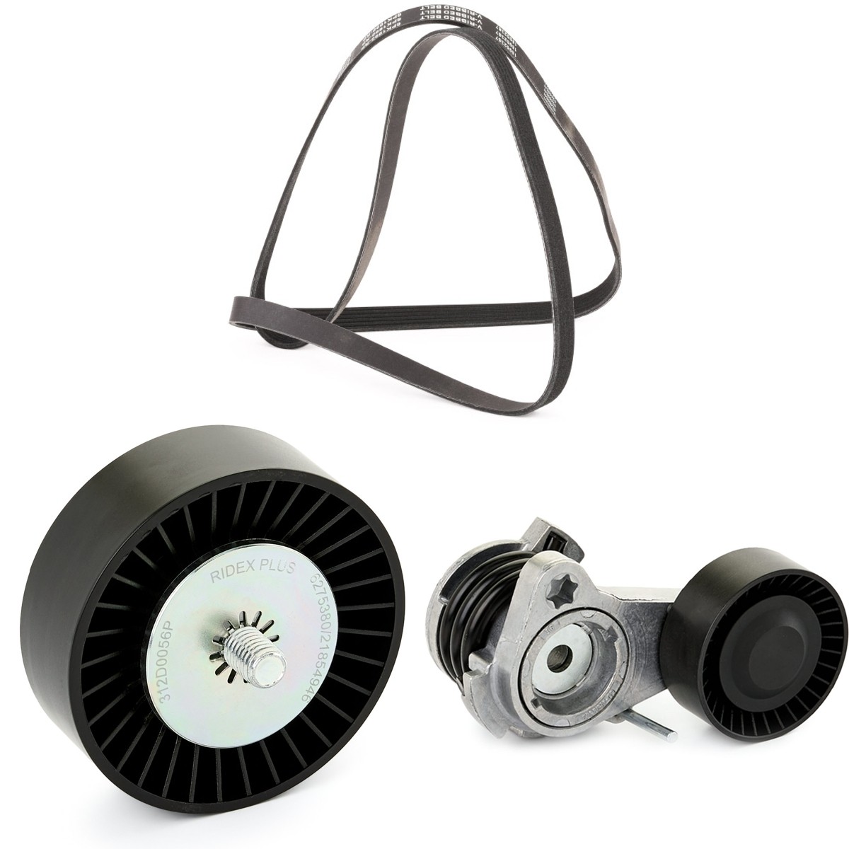 RIDEX PLUS V-Ribbed Belt Set Article number: 542R0088P cheaply