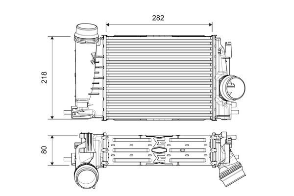 VALEO Intercooler Artikelnummer: 818316 billigt