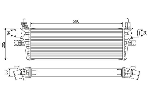 VALEO Intercooler Article number: 822918 cheaply