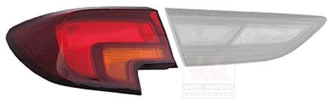 VAN WEZEL Rear light Article number: 3810931 cheaply