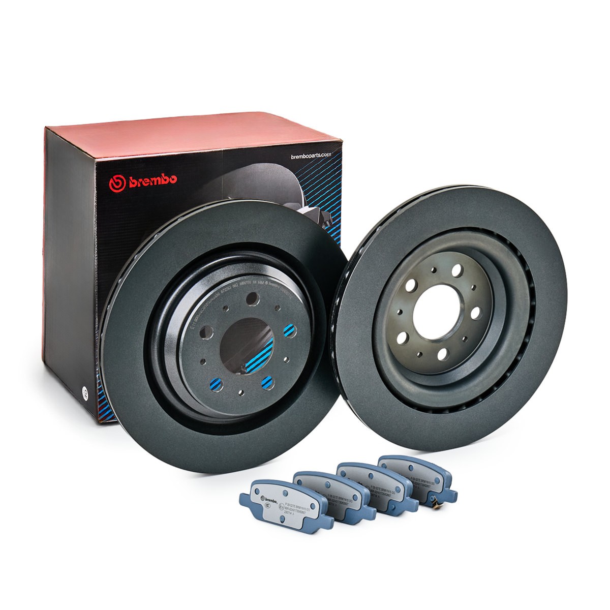 BREMBO Brake discs and pads set Article number: KT 08 002 cheaply