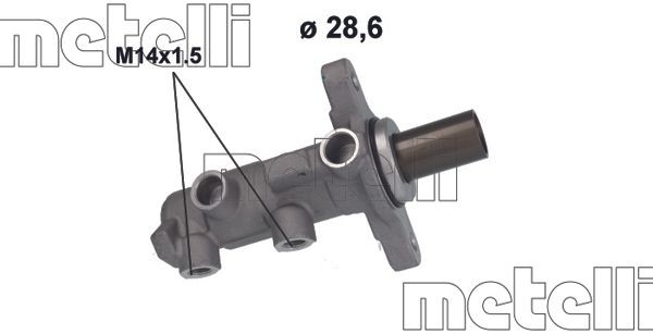 METELLI Brake master cylinder Article number: 05-0848 cheaply