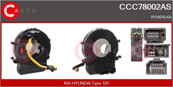 CASCO CCC78002AS Spirālatspere, Gaisa spilvens CEE'D 2.0 CRDi 140 140 HP Dīzelis 2012