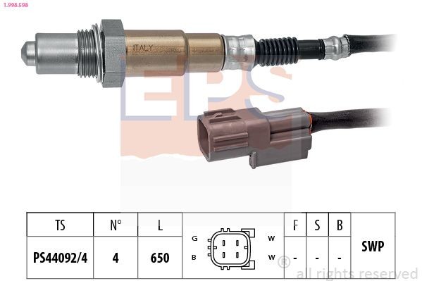 EPS Lambda sensor Article number: 1.998.598 cheaply