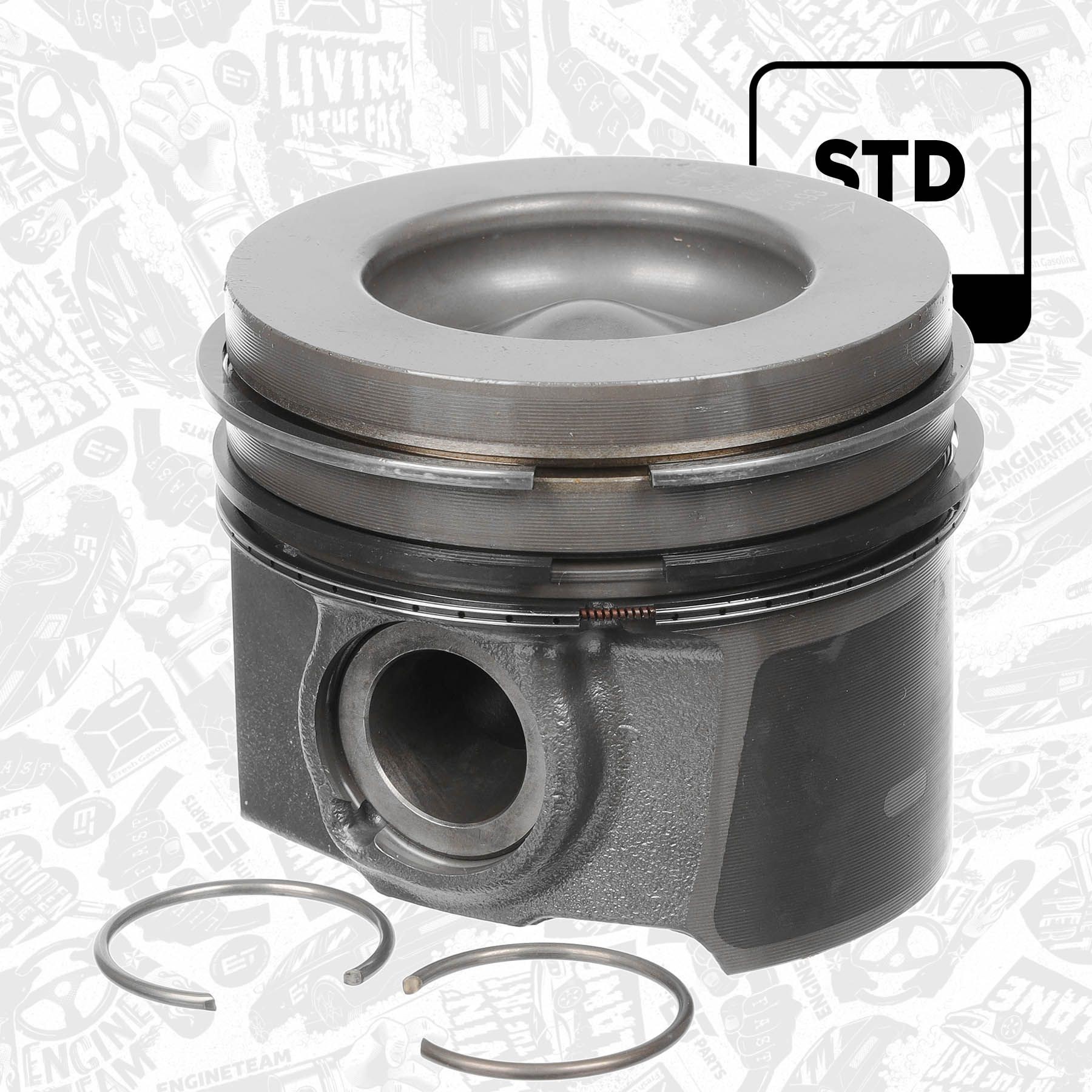 ET ENGINETEAM Piston Article number: PM013000 cheaply