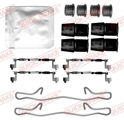 QUICK BRAKE 109-0145 Monteringssæt til bremseklodser S90 T5 Drive-E Polestar 253 HK Benzin