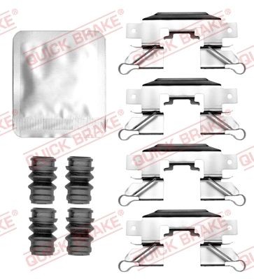 QUICK BRAKE 109-0151 Monteringssæt til bremseklodser SWIFT 1.0 (A2L310) 112 HK Benzin