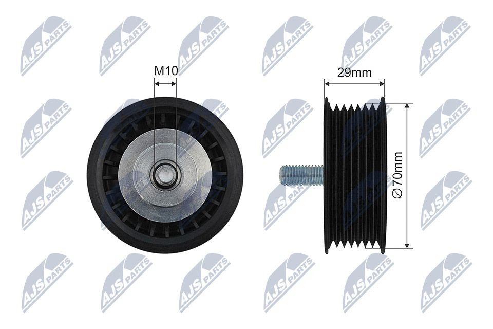 NTY Rola intinzator, curea transmisie număr articol: RNK-AU-073 ieftin