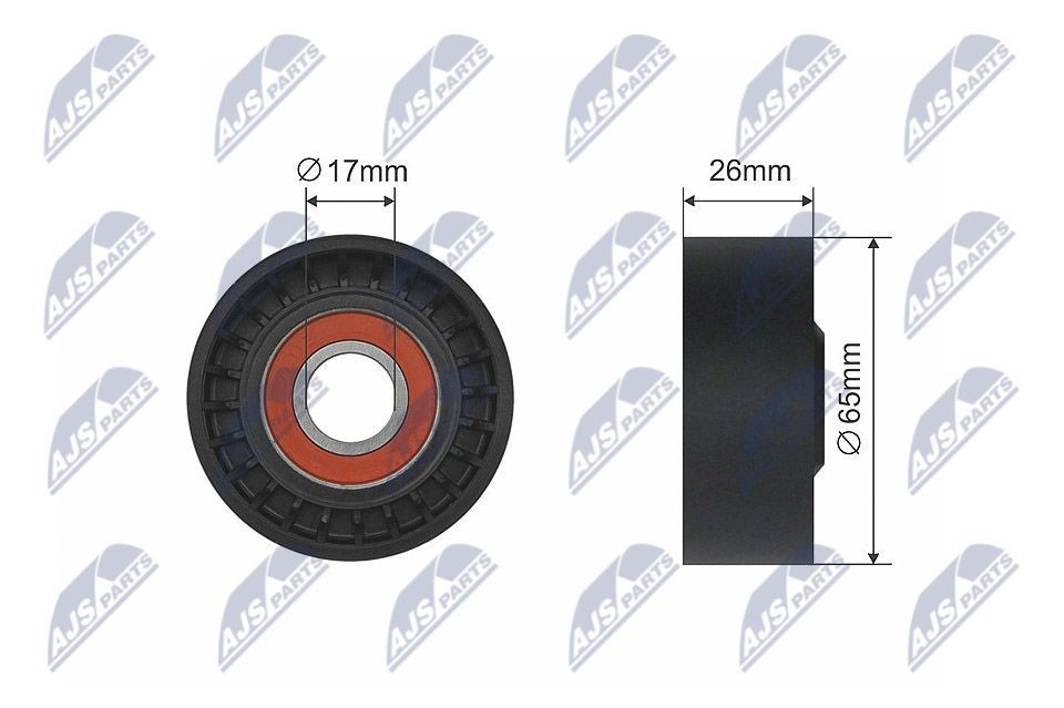 NTY Tensioner Pulley, V-belt Article number: RNK-ME-034 cheaply