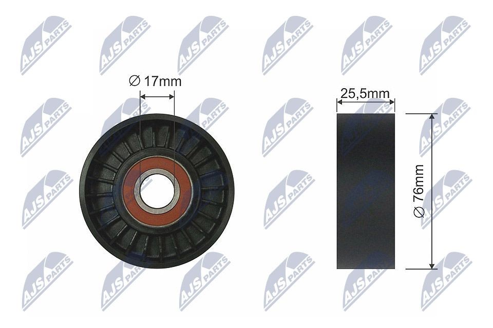 NTY Rola intinzator, curea transmisie număr articol: RNK-MS-013 ieftin