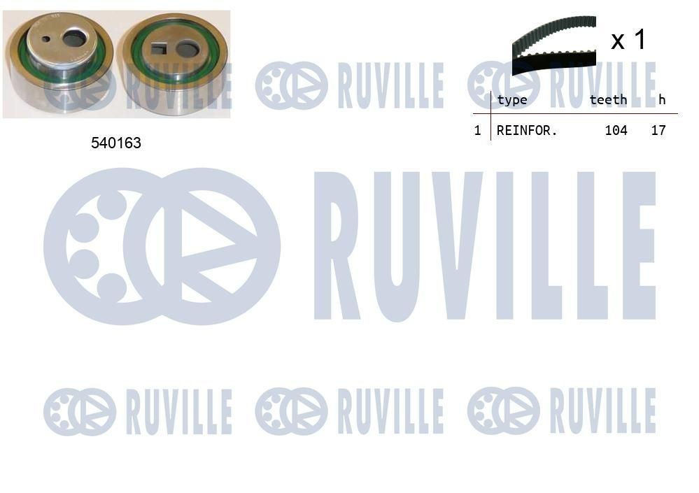 RUVILLE Hammasrihma komplekt Artikli number: 550329 soodsalt