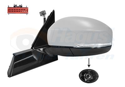 VAN WEZEL Wing mirror Article number: 0262807 cheaply