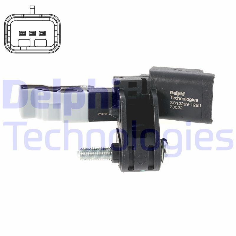 DELPHI Crankshaft sensor Article number: SS12299-12B1 cheaply