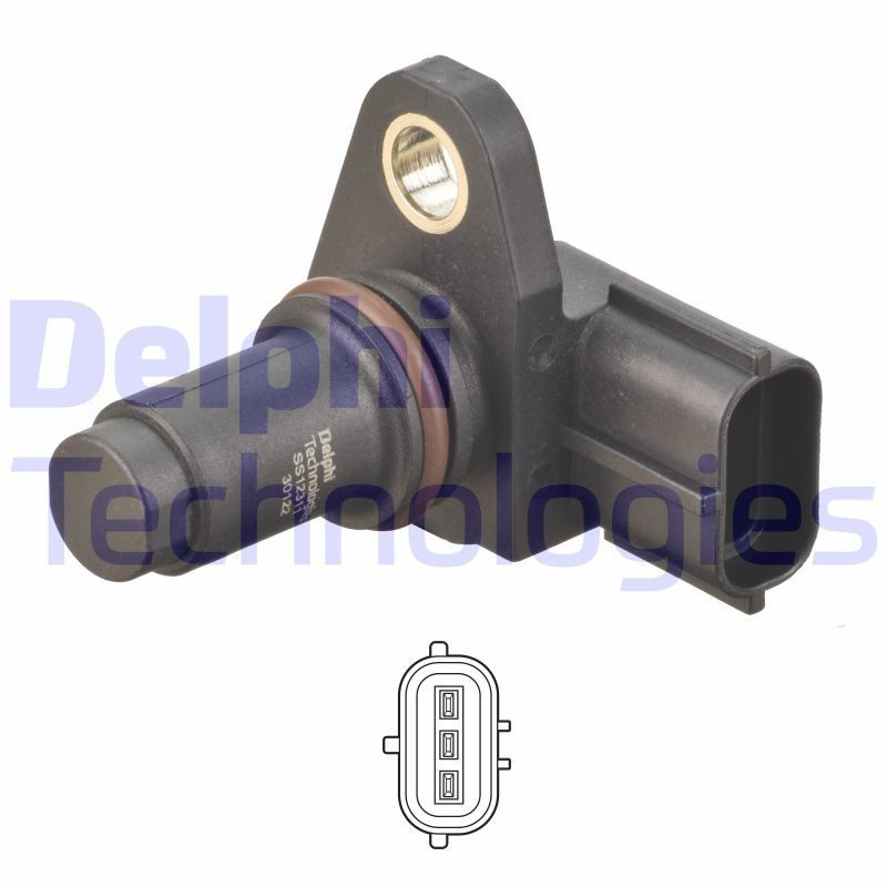 DELPHI Sensor, knastakselposition Varenummer: SS12311-12B1 billige