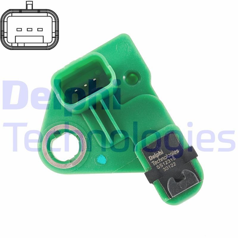 DELPHI Crankshaft sensor Article number: SS12315-12B1 cheaply