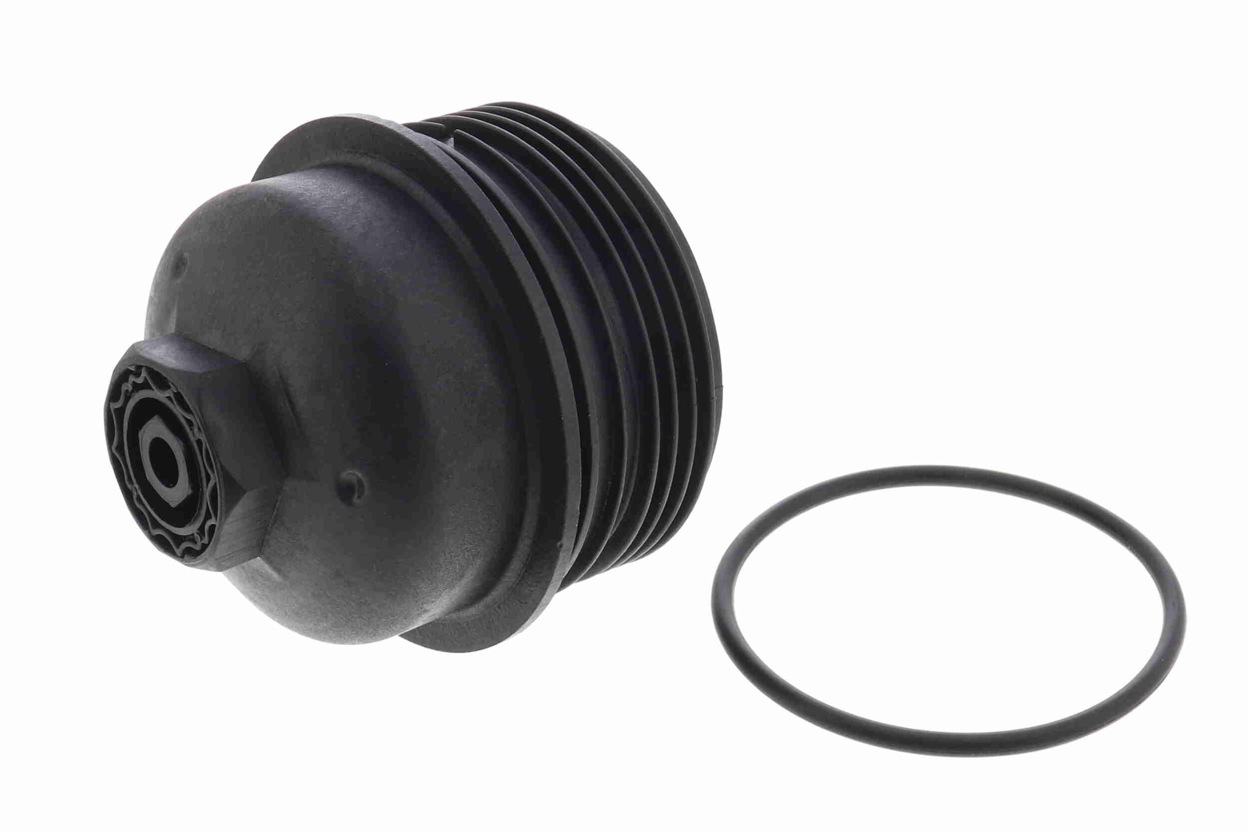 VAICO V10-7423 Dæksel, oliefilterhus CRAFTER 2.0 TDI 102 HK Diesel