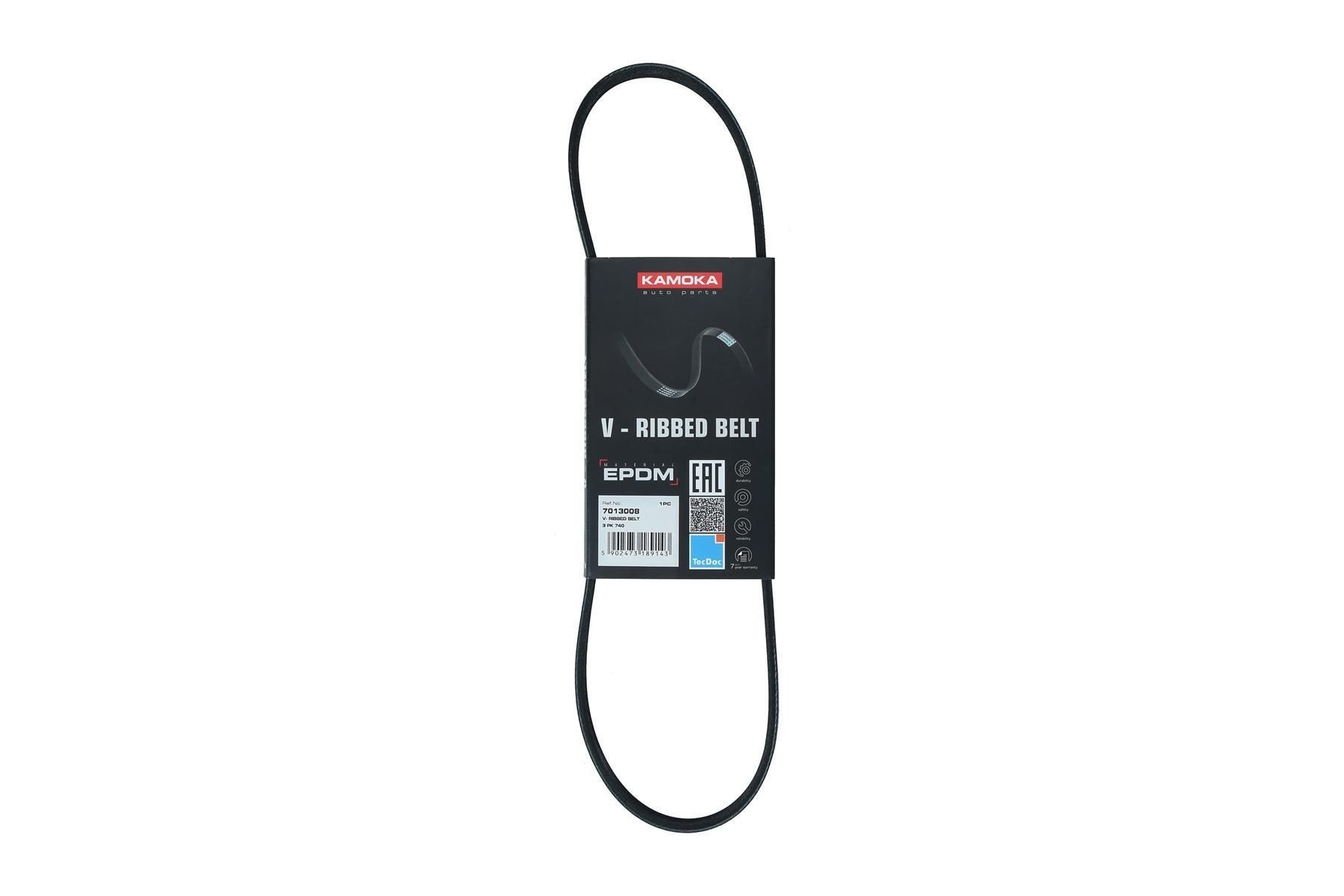 KAMOKA Serpentine belt Article number: 7013008 cheaply