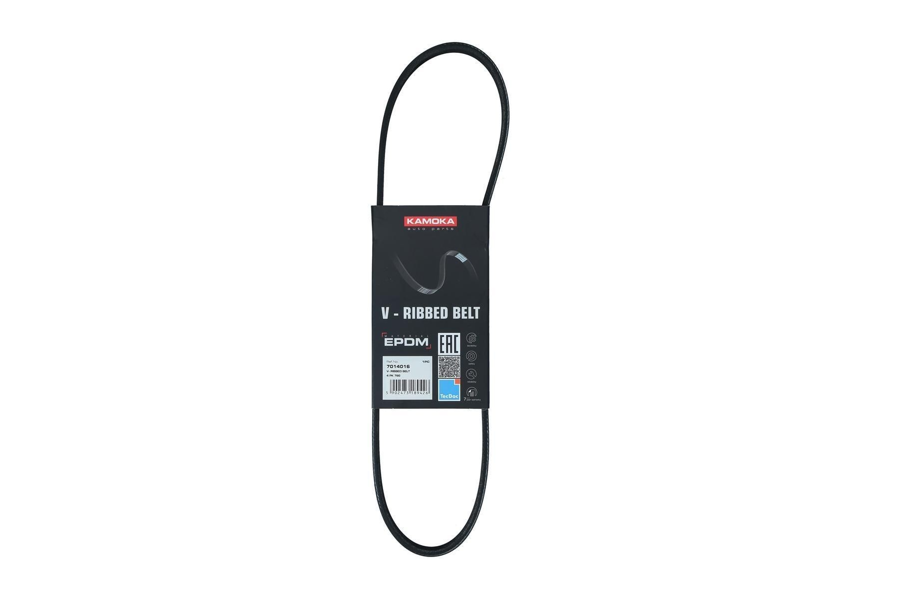 KAMOKA Serpentine belt Article number: 7014016 cheaply