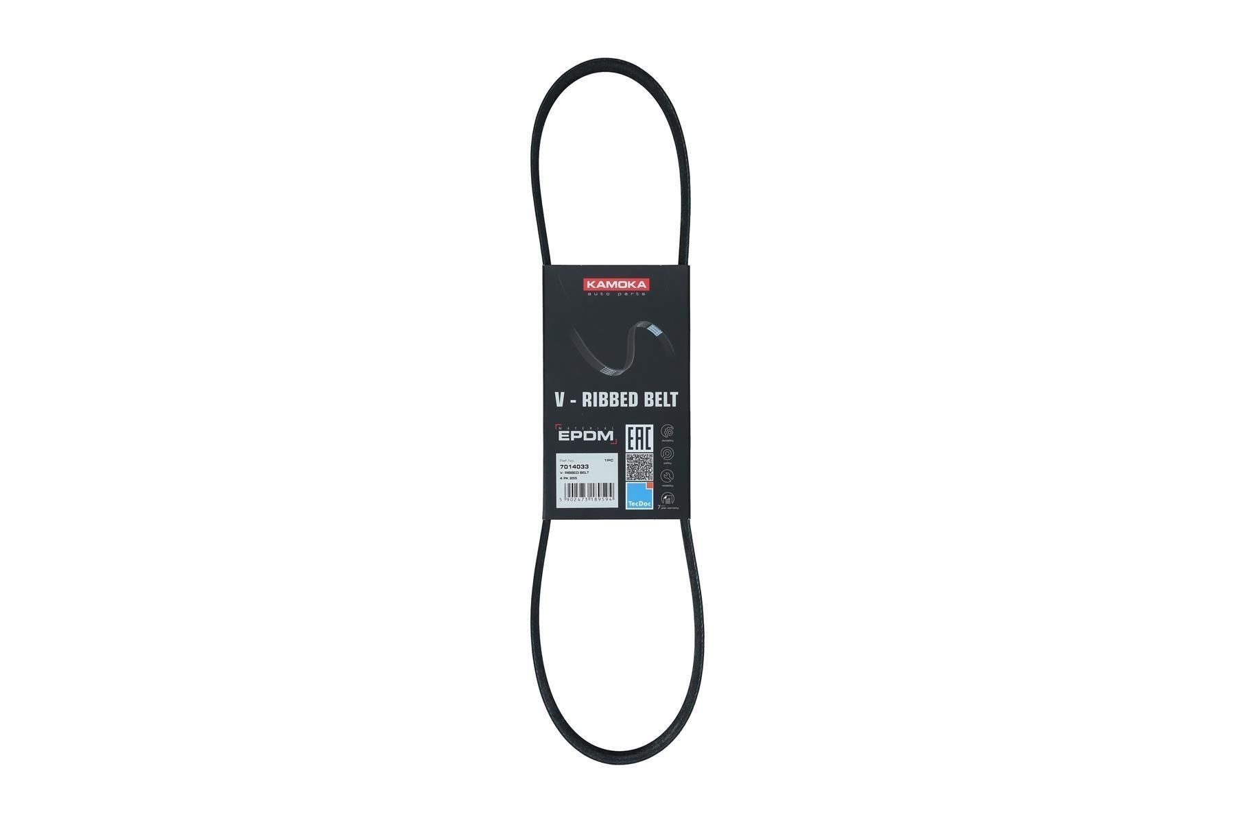 KAMOKA Serpentine belt Article number: 7014033 cheaply