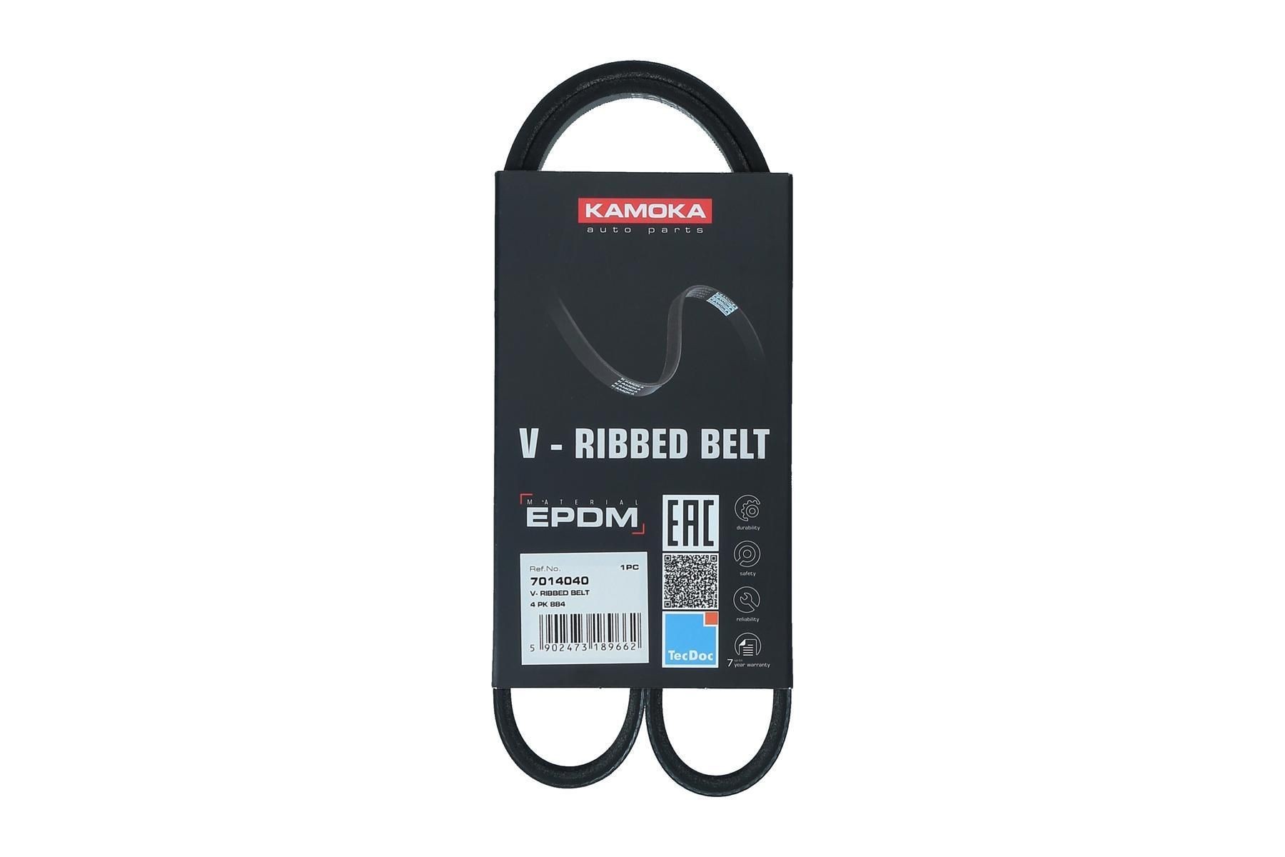 KAMOKA Serpentine belt Article number: 7014040 cheaply